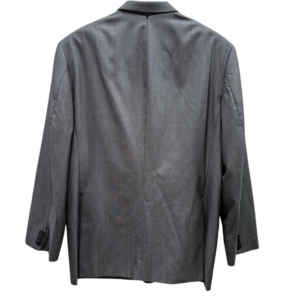 Versace Collection Single Breasted Wool/Silk Gray… - image 3